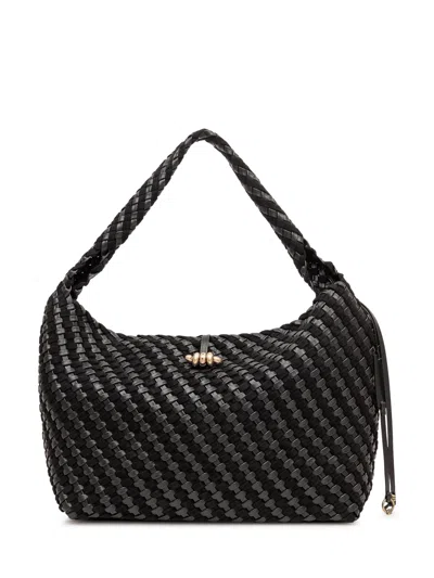 Gianni Chiarini Aurelie Leather Shoulder Bag In Nero