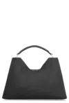 Gianni Chiarini Aurora Leather Top-handle Tote Bag In Black
