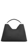 Gianni Chiarini Aurora Leather Top-handle Tote Bag In Black