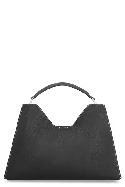 Gianni Chiarini Aurora Leather Handbag In Black