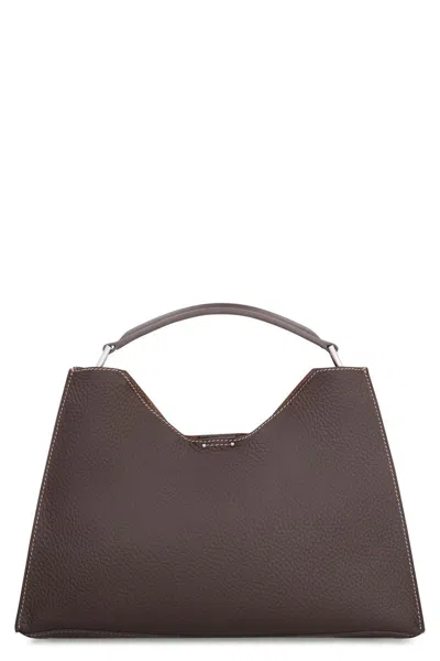 Gianni Chiarini Aurora Leather Handbag In Brown