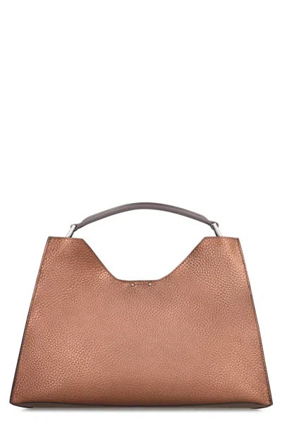 GIANNI CHIARINI AURORA LEATHER HANDBAG