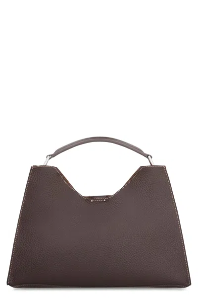 GIANNI CHIARINI AURORA LEATHER HANDBAG