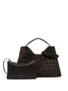 Gianni Chiarini Aurora Shoulder Bag In Brown
