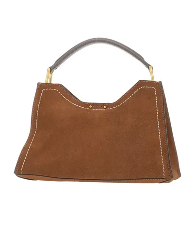 Gianni Chiarini Aurora Shoulder Bag In Brown