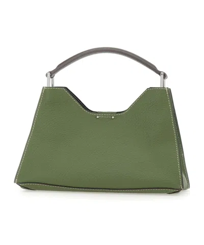 Gianni Chiarini Aurora Top Handle Bag In Green