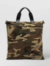Gianni Chiarini Backpack With Camouflage Pattern And Exterior Pocket In Green