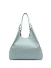 Gianni Chiarini Dua Double Handle Bag In Double Light Blue Leather