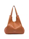 Gianni Chiarini Dua Double Handle Bag In Caramel Double Leather In Brown