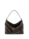 Gianni Chiarini Renee Leather Shoulder Bag In Brown