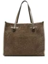 GIANNI CHIARINI GIANNI CHIARINI MARCELLA LODEN SUEDE SHOPPING BAG