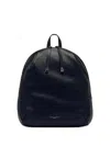 Gianni Chiarini Emanuela Leather Backpack Straps Adjustable In Black