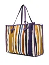 Gianni Chiarini Multicolor Marcella Shopping Bag In Purple