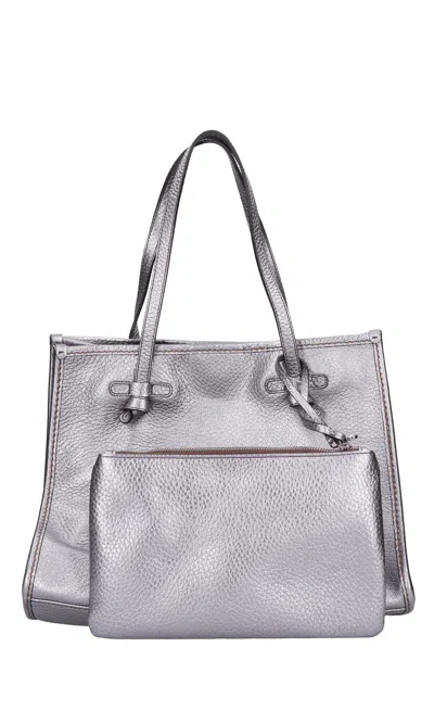 Gianni Chiarini Bags.. Silver In Argento Metallici E Grigi