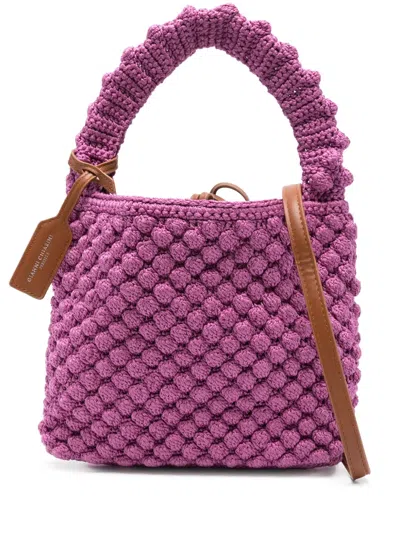 Gianni Chiarini Bella Tote Bag In Purple