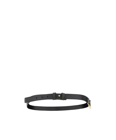 Gianni Chiarini Leather Charm-detail Belt In Black