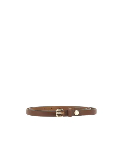 Gianni Chiarini Smooth Leather Belt In Brown