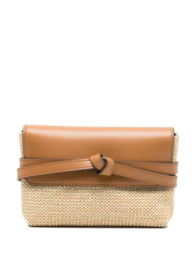 Gianni Chiarini Belty Clutch Bag In Brown