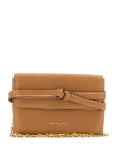 Gianni Chiarini Belty Clutch Bag In Neutral