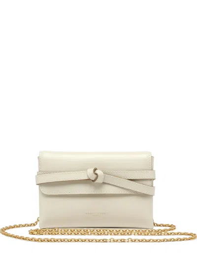 Gianni Chiarini Belty Knotted Shoulder Bag In Neutral