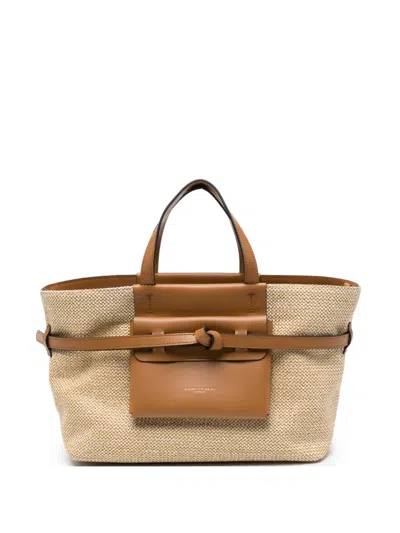 Gianni Chiarini Belty Tote Bag In Brown
