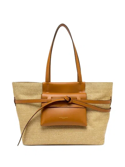Gianni Chiarini Belty Woven Tote Bag In Pattern