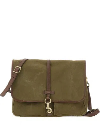 Gianni Chiarini Berlino Tie-dye Flap Shoulder Bag In Green