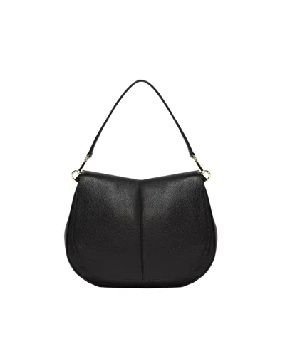 Gianni Chiarini Black Helena Round Shoulder Bag