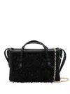 Gianni Chiarini Black Textured Shopper Bag With Dual Handles