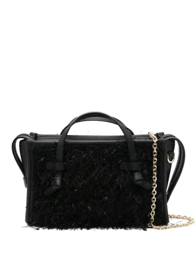 Gianni Chiarini Black Textured Shopper Bag With Dual Handles