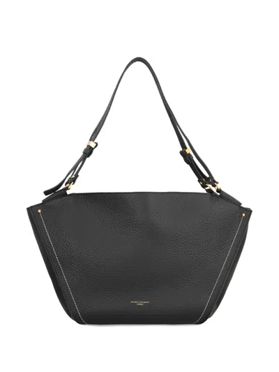 Gianni Chiarini Bloom Leather Tote Bag In Black