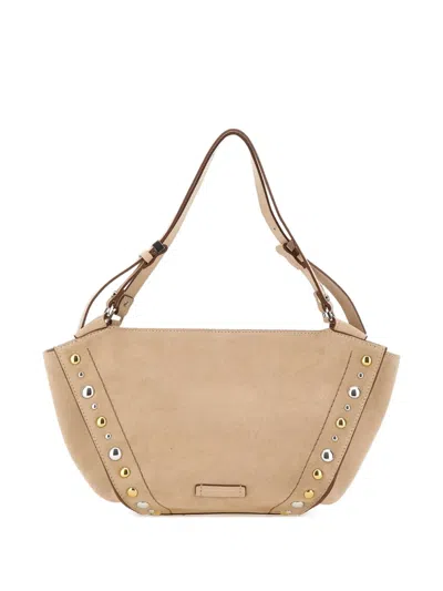 Gianni Chiarini Bloom Stud-embellishment Shoulder Bag In Neutral