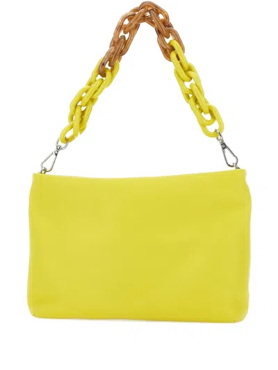 Gianni Chiarini Brenda Tote Bag In Yellow