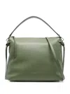 Gianni Chiarini Brina Drawstring Top-handle Shoulder Bag In Green