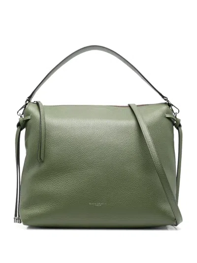 Gianni Chiarini Brina Drawstring Top-handle Shoulder Bag In Green