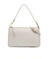 Gianni Chiarini Brooke Zipped Shoulder Bag In White