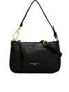 Gianni Chiarini Brooke Clutch Bag In Maxi Grain Leather In Black