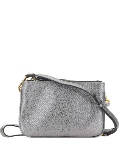 Gianni Chiarini Brooke Shoulder Bag In Silver