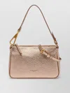 Gianni Chiarini Brooke Shoulder Bag Adjustable Strap Hardware In Pink