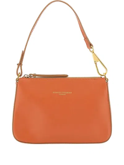 Gianni Chiarini Brooke Shoulder Bag In Orange