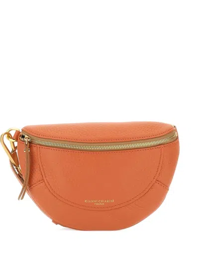 Gianni Chiarini Brooke Shoulder Bag In Orange