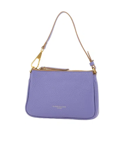 Gianni Chiarini Brooke Small Shoulder Bag In Purple