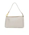 Gianni Chiarini Brooke Zipped Shoulder Bag In White