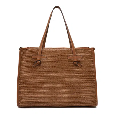 Gianni Chiarini Brown Leather Totes Marcella