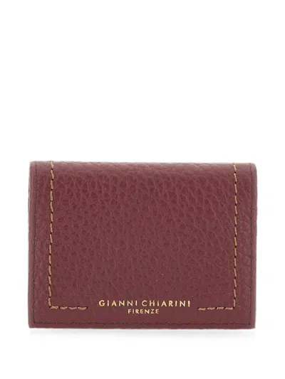 Gianni Chiarini Bubble Maxi-grain Leather Card Holder In Pattern