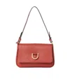 Gianni Chiarini Buckle Detailed Shoulder Bag In Red