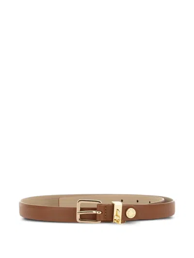Gianni Chiarini Buckle Leather Belt In Brown