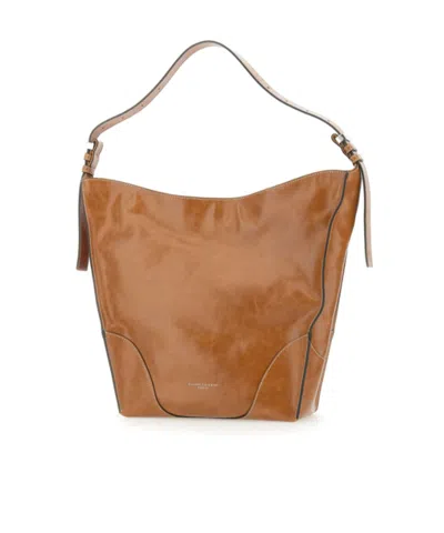Gianni Chiarini Buckle-strap Tote Bag In Brown