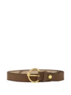 Gianni Chiarini Buckle Suede Belt In Brown