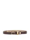 Gianni Chiarini Buckled Leather Belt In Brown